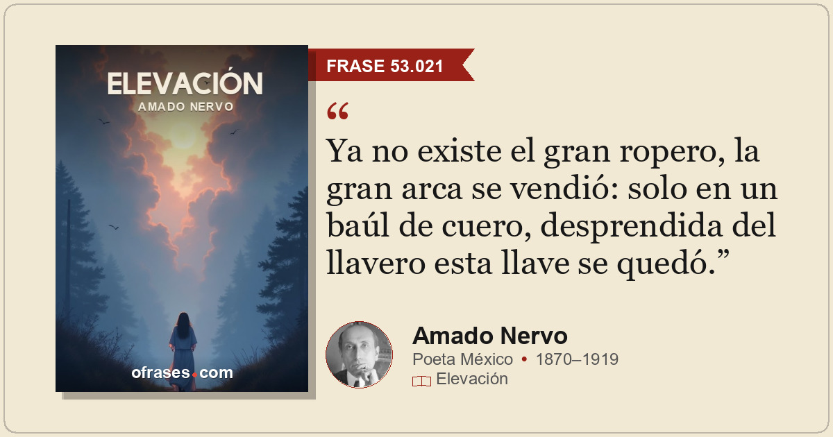 Ya no existe el gran ropero, la gran arca se vendió: solo en un baúl de cuero, d...