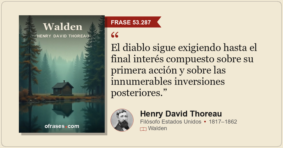 El diablo sigue exigiendo hasta el final interés compuesto sobre su primera acci...
