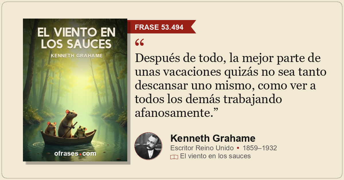 Después de todo, la mejor parte de unas vacaciones quizás no sea tanto descansar...