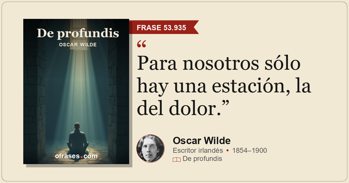 Para nosotros sólo hay una estación, la del dolor.