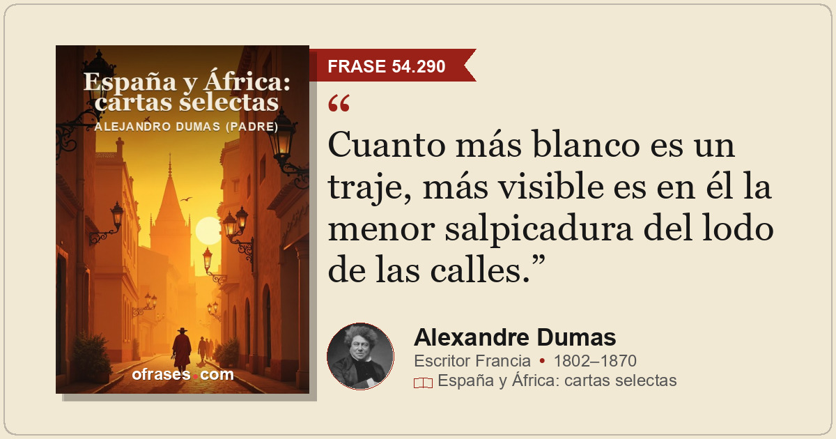 Cuanto más blanco es un traje, más visible es en él la menor salpicadura del lod...