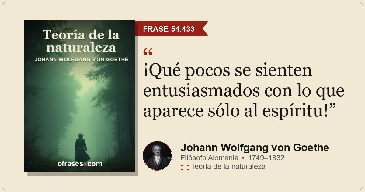 ¡Qué pocos se sienten entusiasmados con lo que aparece sólo al espíritu!