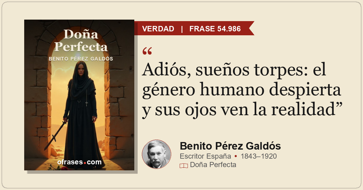 Adiós, sueños torpes: el género humano despierta y sus ojos ven la realidad