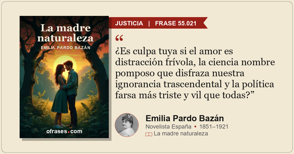 ¿Es culpa tuya si el amor es distracción frívola, la ciencia nombre pomposo que...