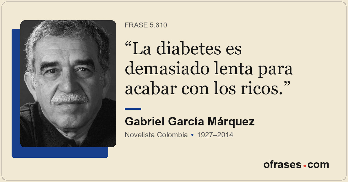 La diabetes es demasiado lenta para acabar con los ricos.