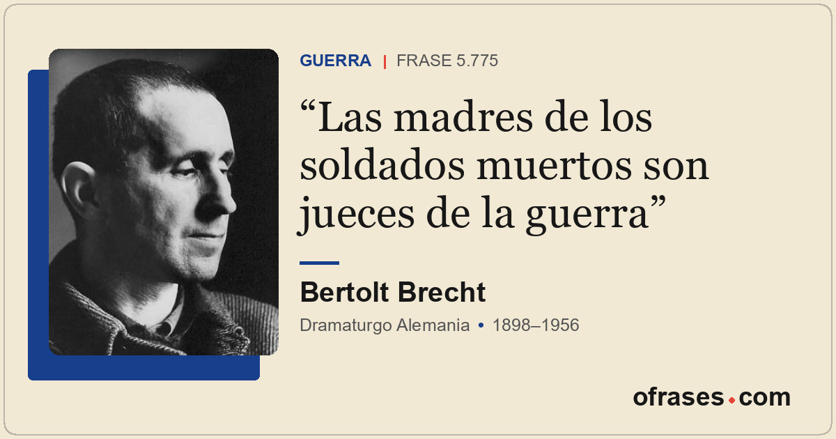 Las madres de los soldados muertos son jueces de la guerra