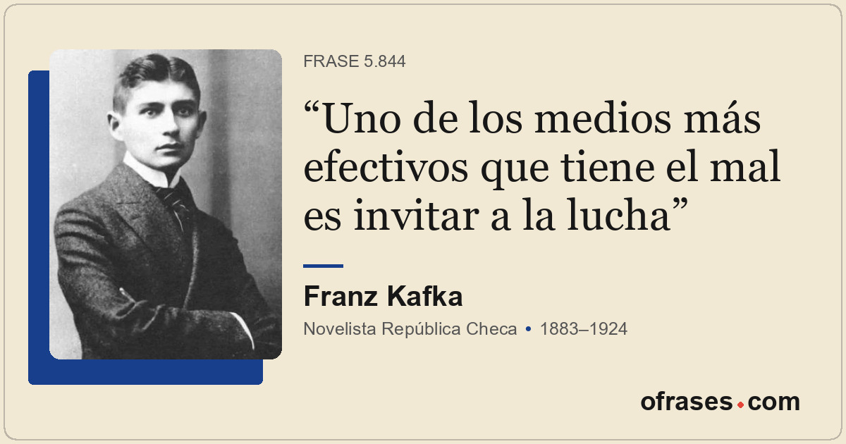 Uno de los medios más efectivos que tiene el mal es invitar a la lucha