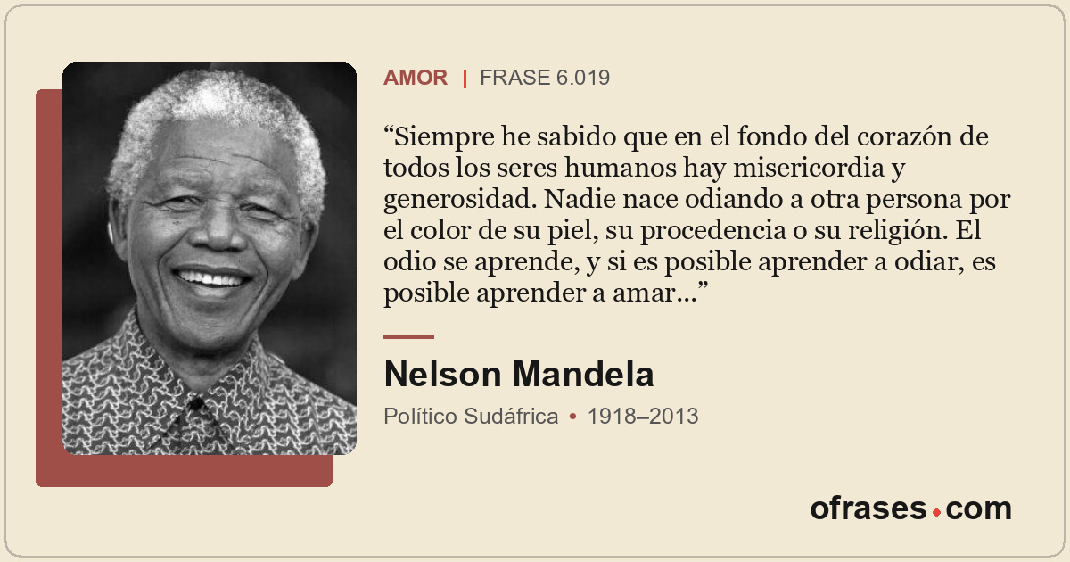 Siempre he sabido que en el fondo del corazón de todos los seres humanos hay mis...