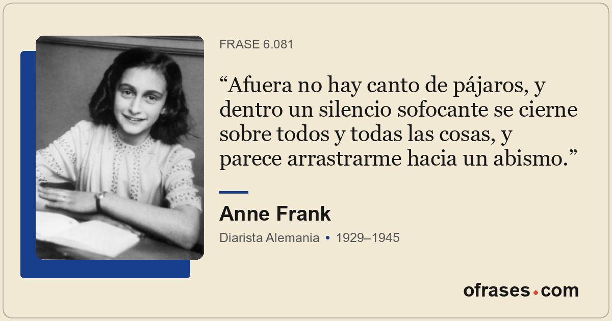 Afuera no hay canto de pájaros, y dentro un silencio sofocante se cierne sobre t...