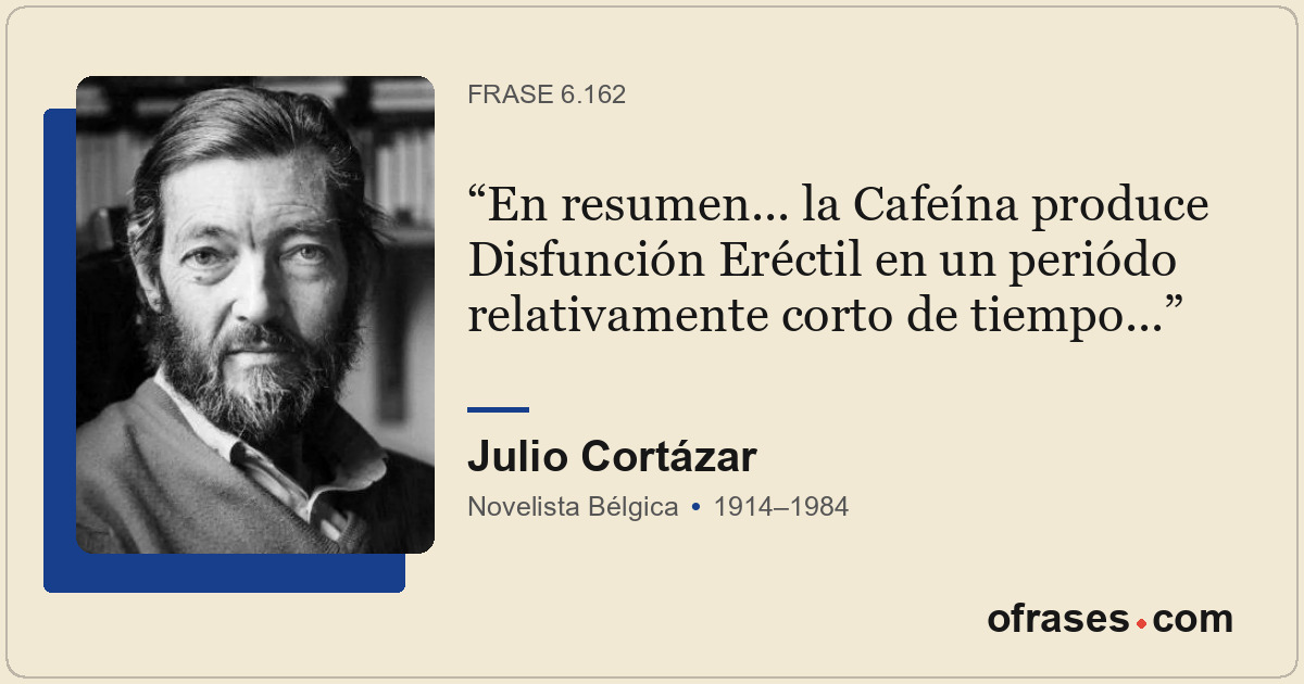 En resumen... la Cafeína produce Disfunción Eréctil en un periódo relativamente...