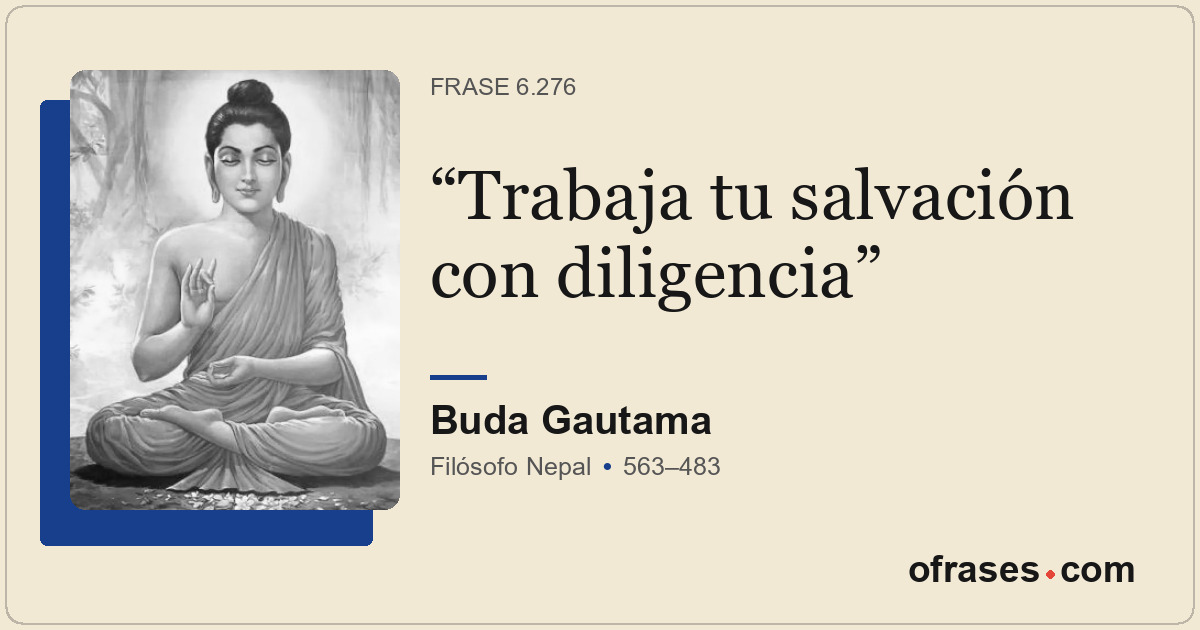Trabaja tu salvación con diligencia