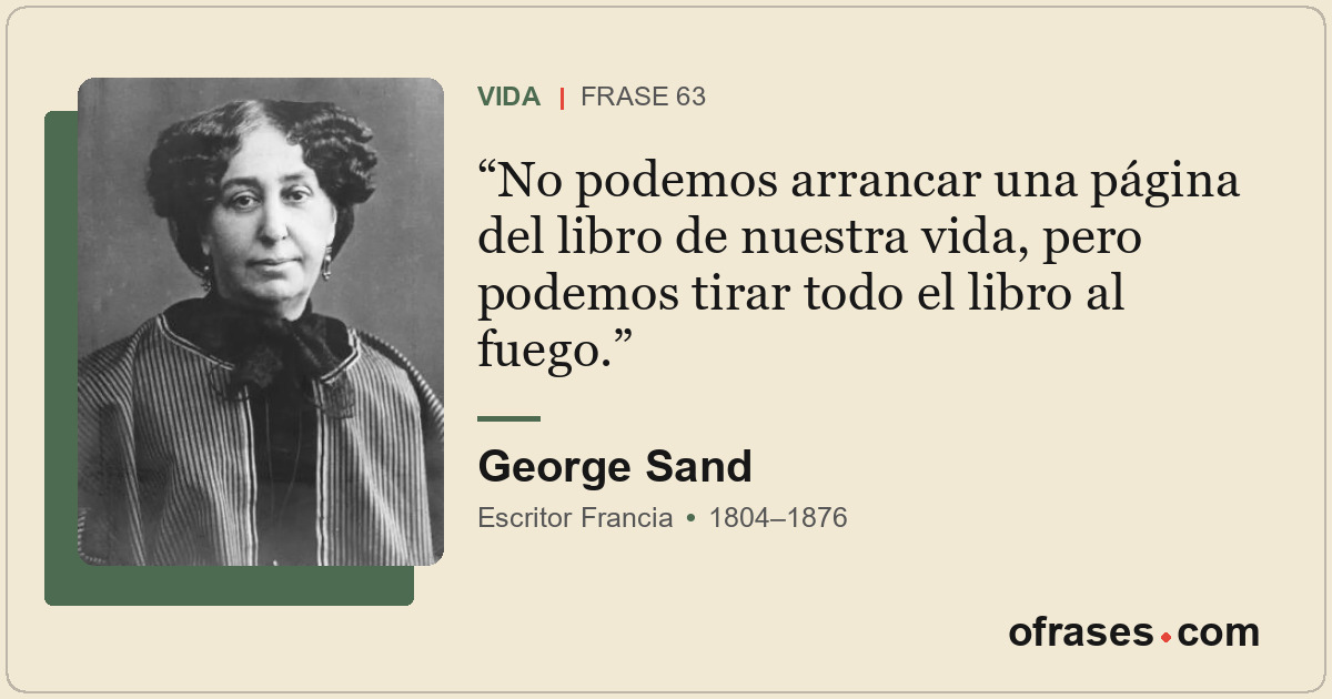 No podemos arrancar una página del libro de nuestra vida, pero podemos tirar tod...