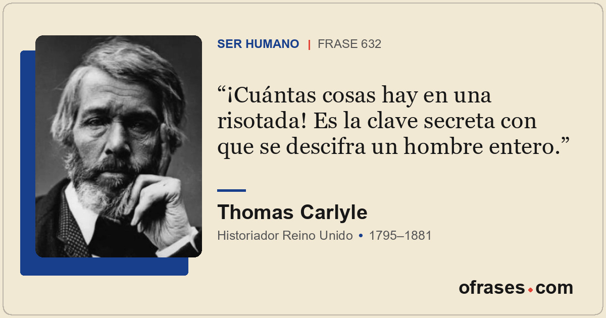 ¡Cuántas cosas hay en una risotada! Es la clave secreta con que se descifra un h...