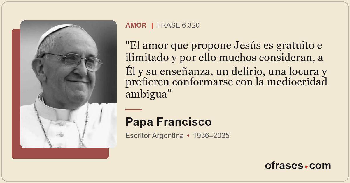 El amor que propone Jesús es gratuito e ilimitado y por ello muchos consideran,...