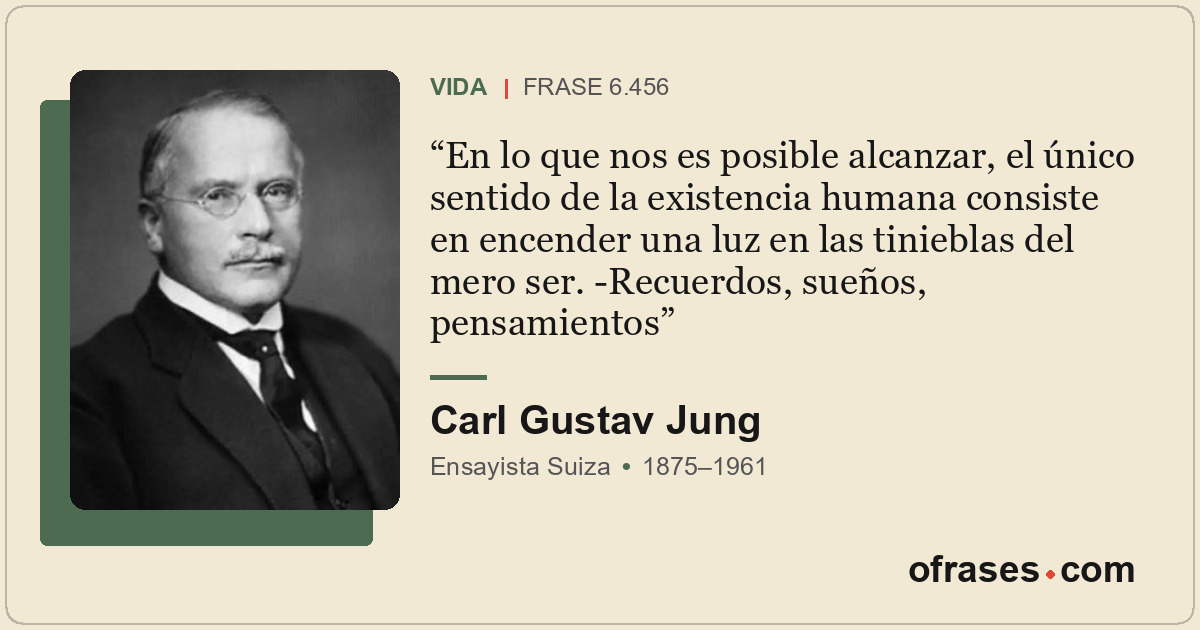 En lo que nos es posible alcanzar, el único sentido de la existencia humana cons...