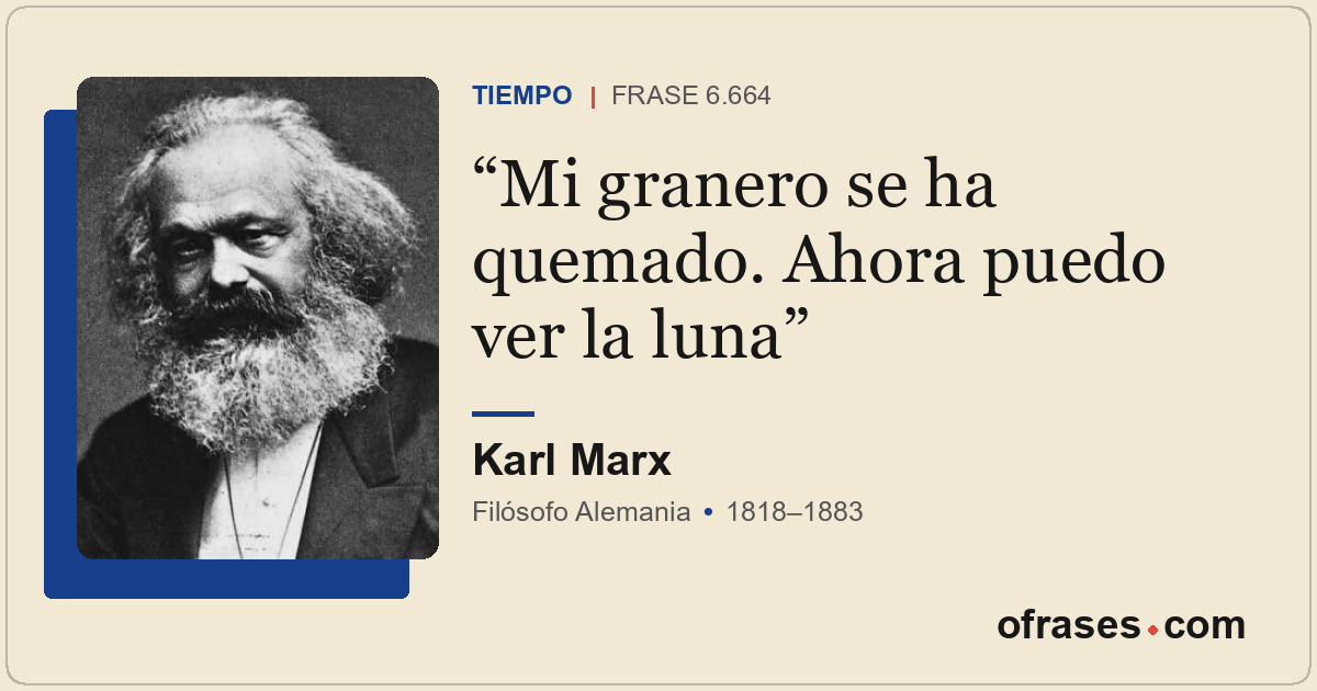Mi granero se ha quemado. Ahora puedo ver la luna