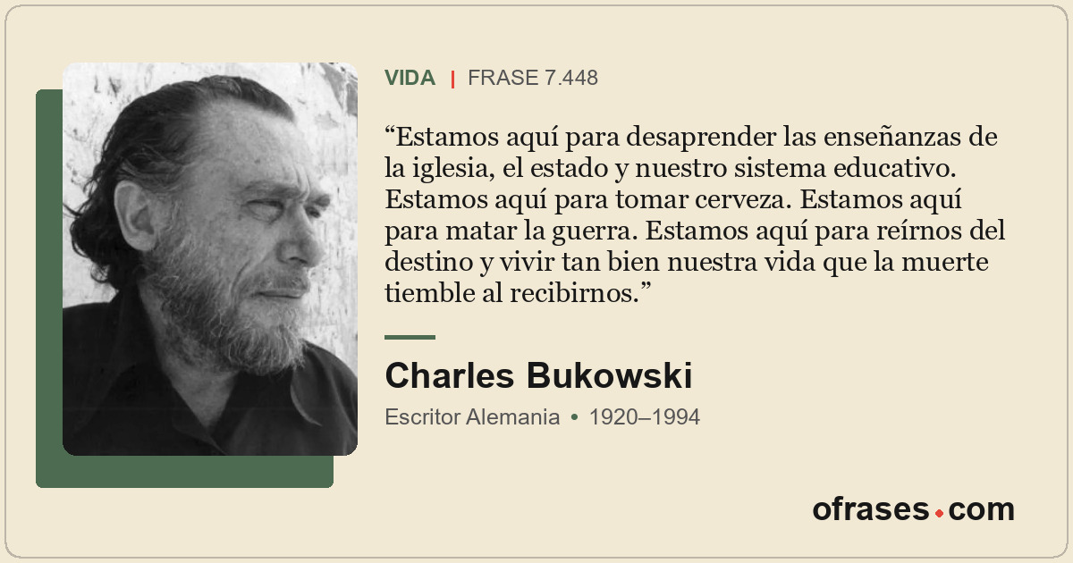 Estamos aquí para desaprender las enseñanzas de la iglesia, el estado y nuestro...