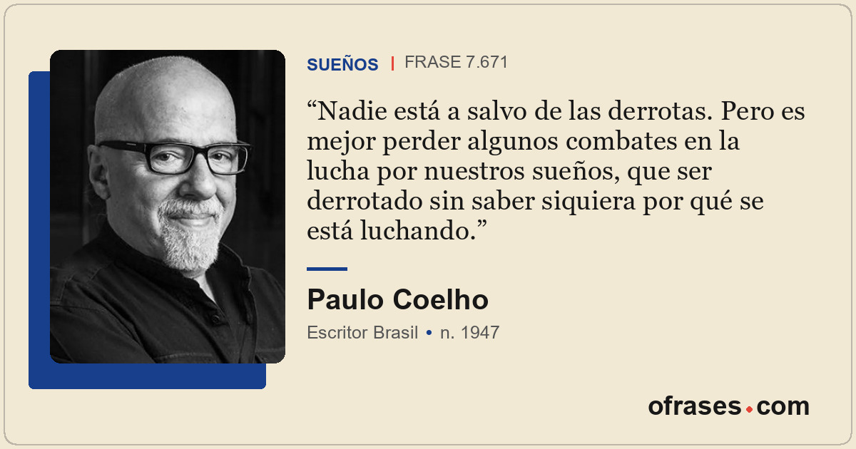 Nadie está a salvo de las derrotas. Pero es mejor perder algunos combates en la...