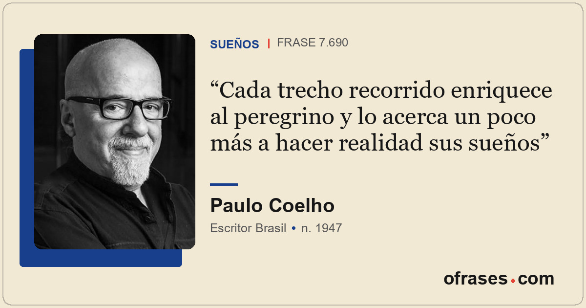 Cada trecho recorrido enriquece al peregrino y lo acerca un poco más a hacer rea...