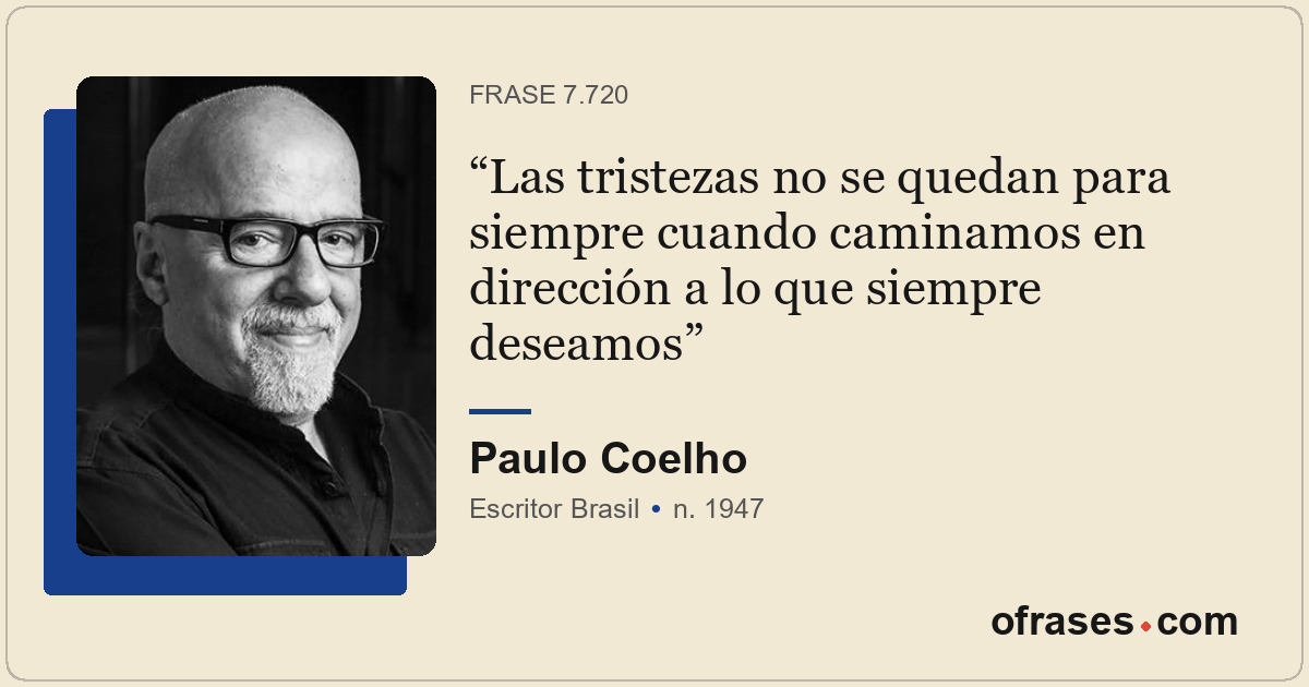 Las tristezas no se quedan para siempre cuando caminamos en dirección a lo que s...