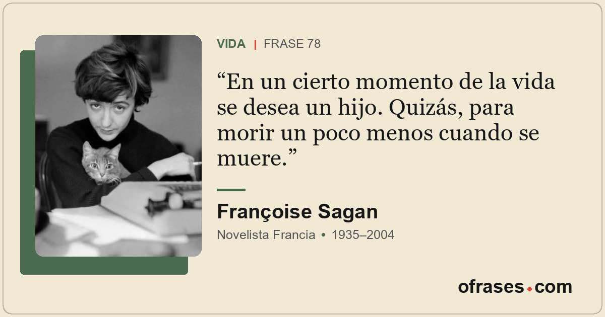 En un cierto momento de la vida se desea un hijo. Quizás, para morir un poco men...