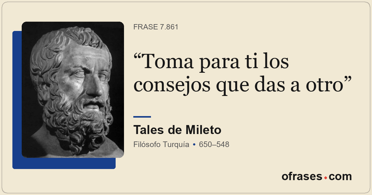 Toma para ti los consejos que das a otro