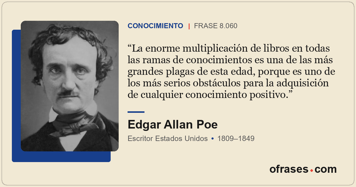La enorme multiplicación de libros en todas las ramas de conocimientos es una de...