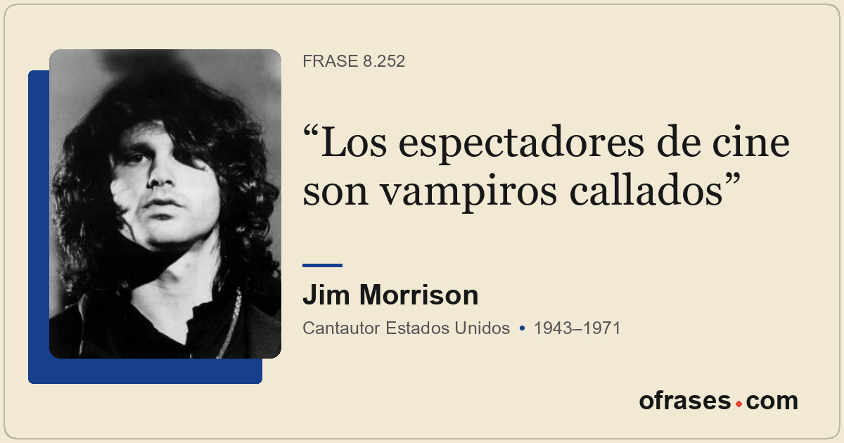 Los espectadores de cine son vampiros callados