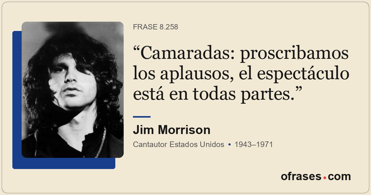 Camaradas: proscribamos los aplausos, el espectáculo está en todas partes.