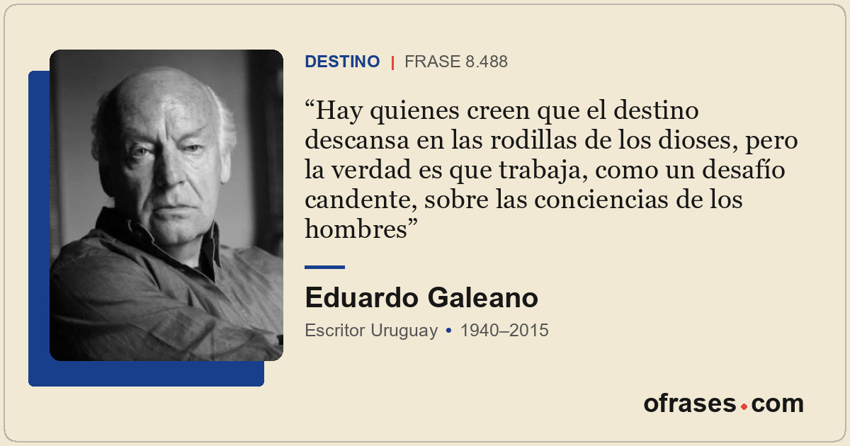 Hay quienes creen que el destino descansa en las rodillas de los dioses, pero la...