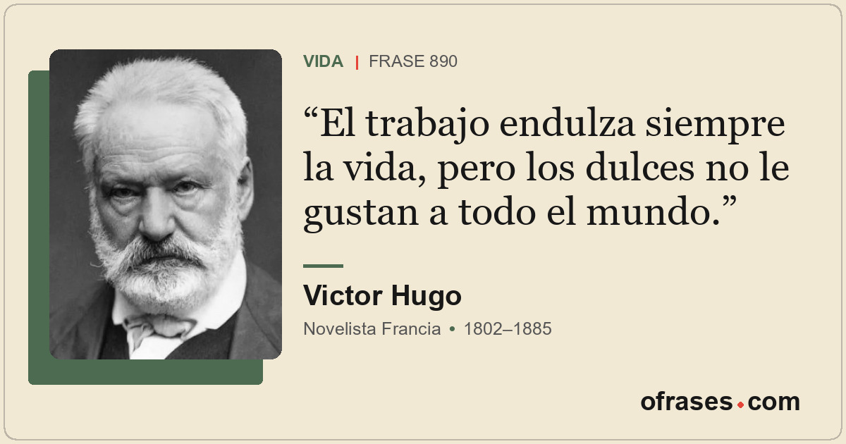 El trabajo endulza siempre la vida, pero los dulces no le gustan a todo el mundo...