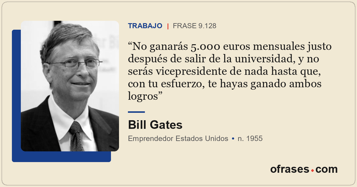 No ganarás 5.000 euros mensuales justo después de salir de la universidad, y no...
