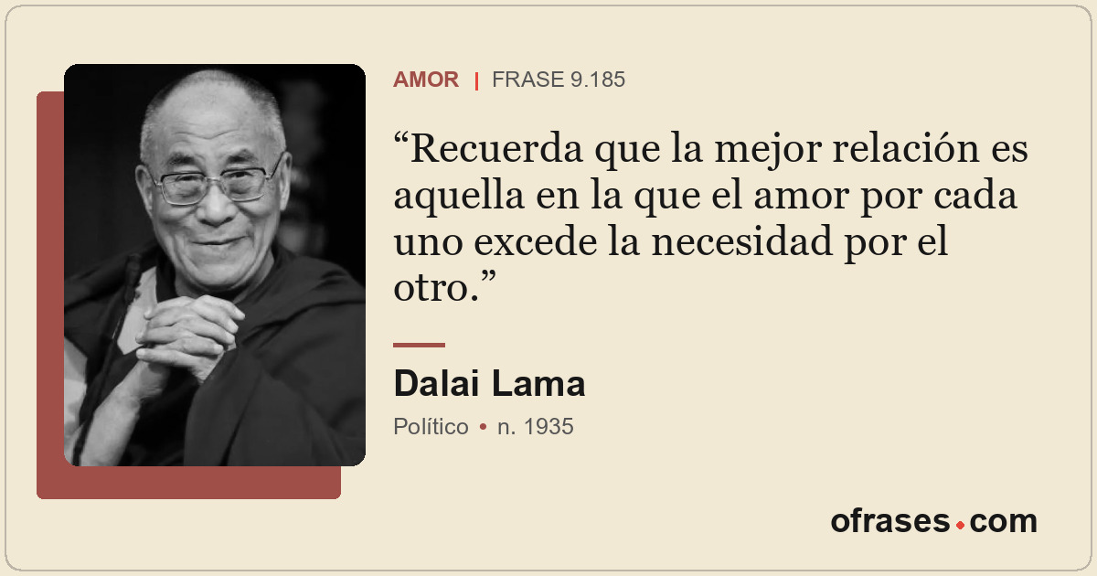 Recuerda que la mejor relación es aquella en la que el amor por cada uno excede...
