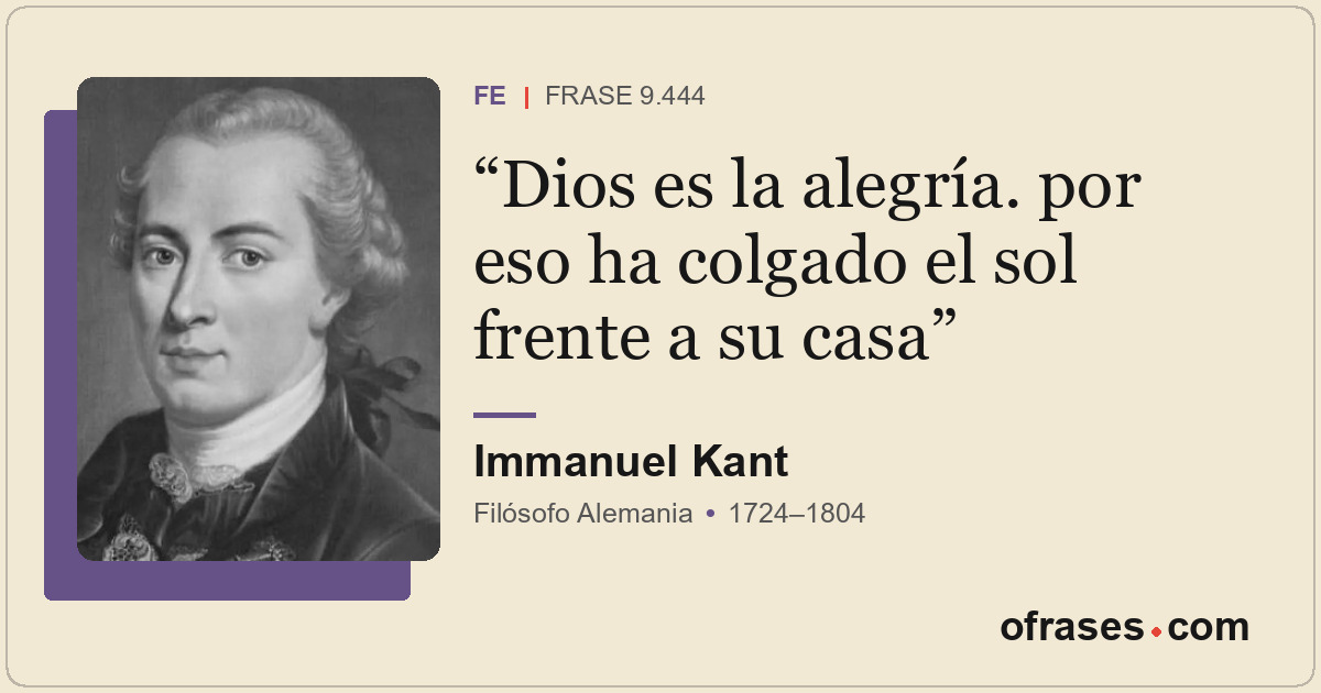Dios es la alegría. por eso ha colgado el sol frente a su casa