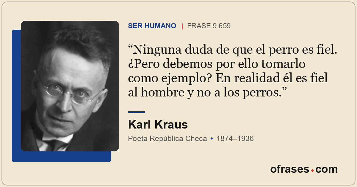 Ninguna duda de que el perro es fiel. ¿Pero debemos por ello tomarlo como ejempl...