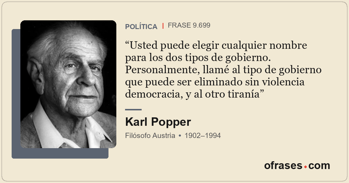 Usted puede elegir cualquier nombre para los dos tipos de gobierno. Personalment...
