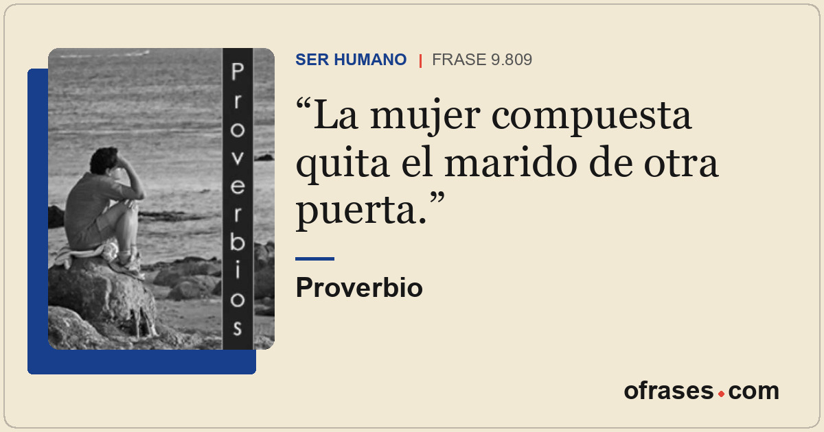 La mujer compuesta quita el marido de otra puerta.