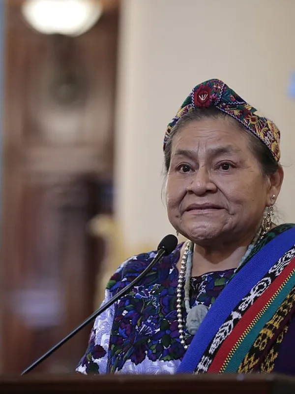 Foto de Rigoberta Menchú
