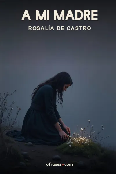 Libro A mi madre de Rosalía de Castro