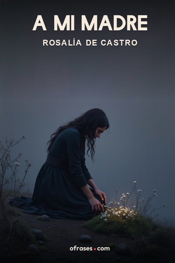 Libro A mi madre de Rosalía de Castro
