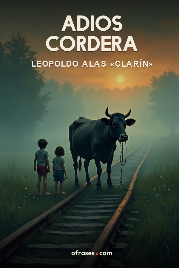 Libro Adios cordera de Leopoldo Alas «Clarín»
