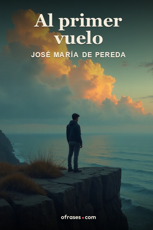Libro Al primer vuelo de José María de Pereda
