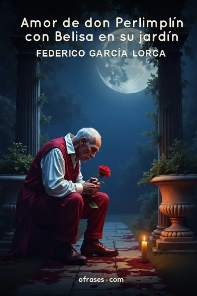 Libro Amor de don Perlimplín con Belisa en su jardín de Federico García Lorca