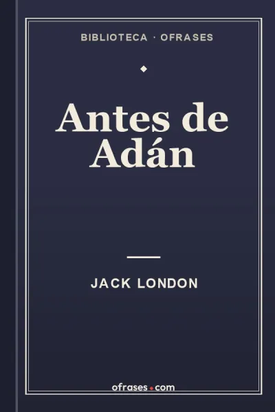 Portada de Antes de Adán