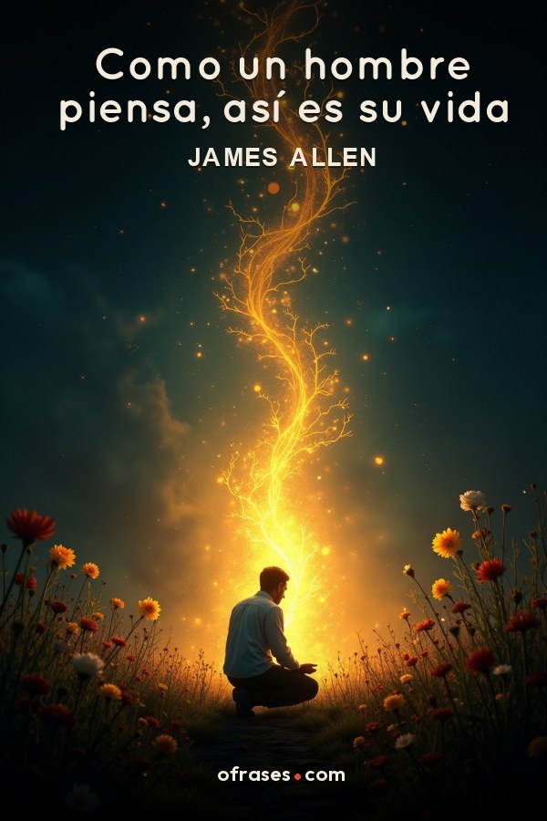 Libro Como un hombre piensa, así es su vida de James Allen