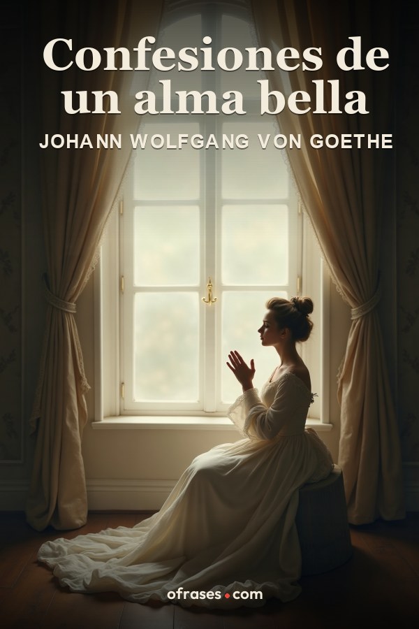 Libro Confesiones de un alma bella de Johann Wolfgang von Goethe
