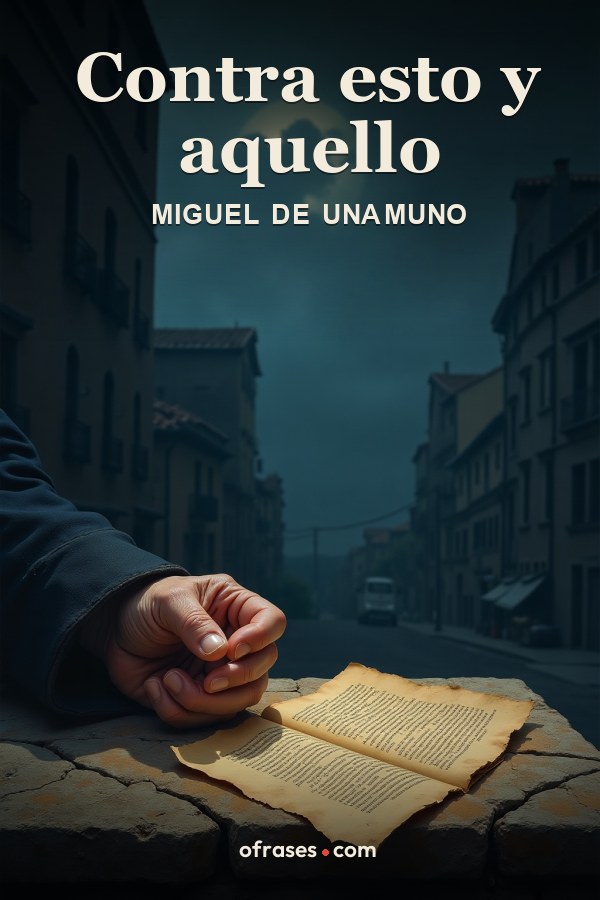 Libro Contra esto y aquello de Miguel de Unamuno
