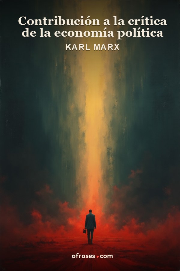 Libro Contribución a la crítica de la economía política de Karl Marx