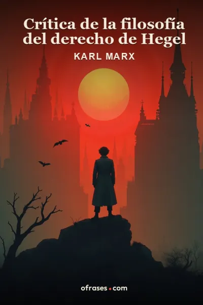 Libro Crítica de la filosofía del derecho de Hegel de Karl Marx