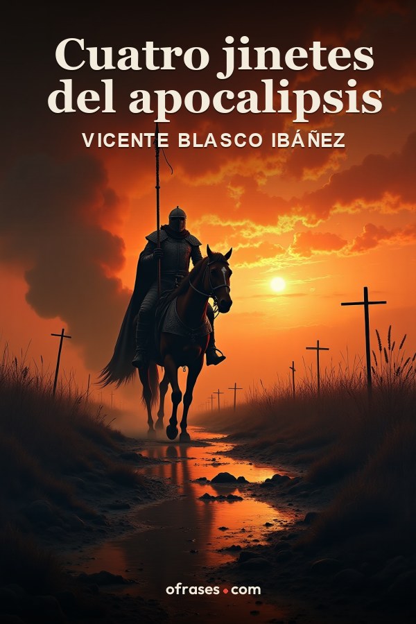 Libro Cuatro jinetes del apocalipsis de Vicente Blasco Ibáñez